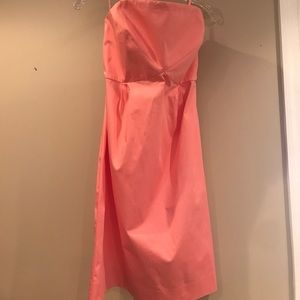 New York & Company pink strapless dress