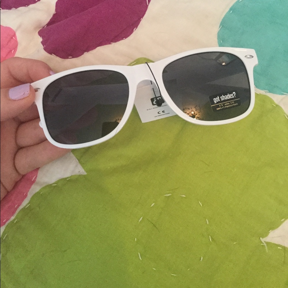 White sunglasses