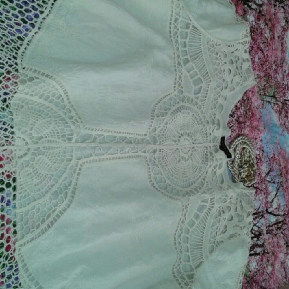 Lane Bryant crochet top