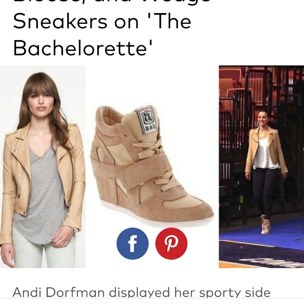 ASN wedged sneakers! nude, beige & metallic gold