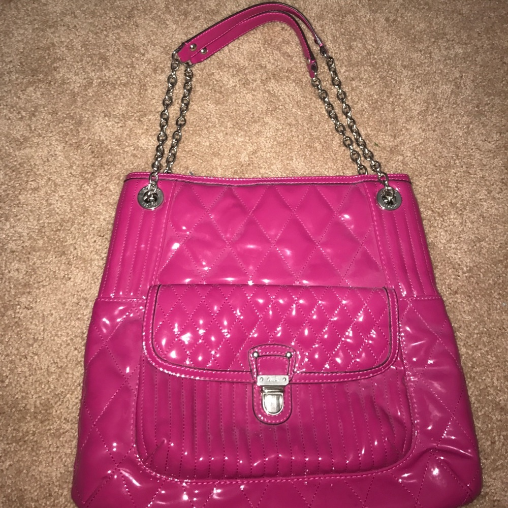 Authentic pink coach purse
