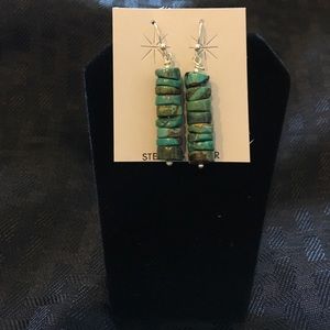 Stacked turquoise earrings Stacked turquoise earrings