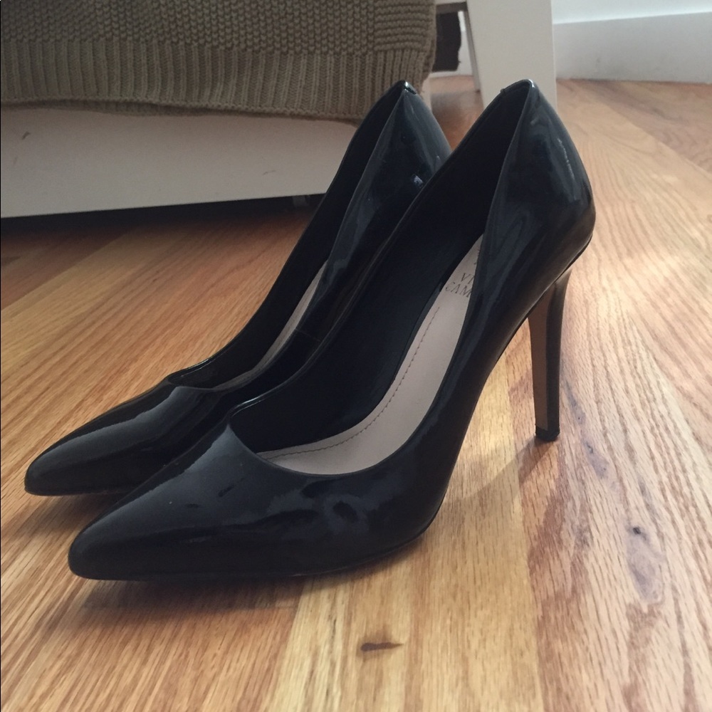 Patent leather stilettos