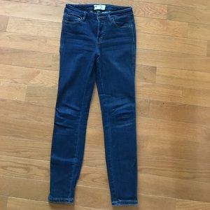 Free Peoole dark wash skinny jeans Free Peoole dark wash skinny jeans