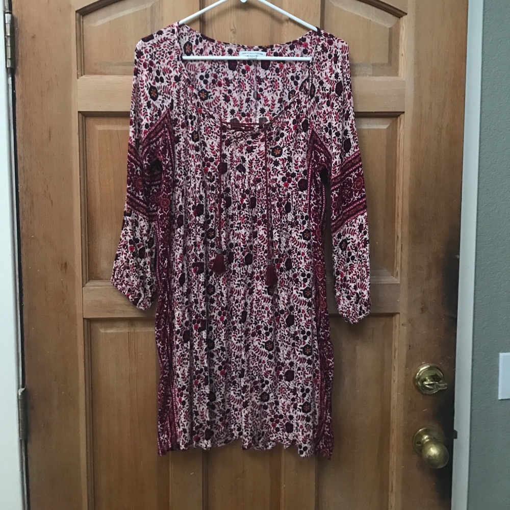 American Eagle 3/4 sleeve shift dress