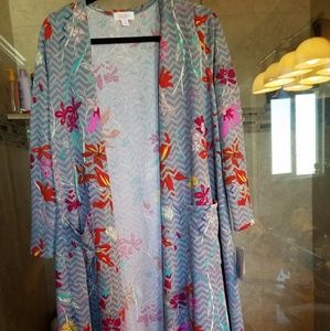 Cardigan sweater duster