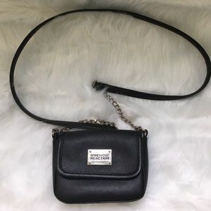 Black Kenneth Cole Reaction cross-body purse
