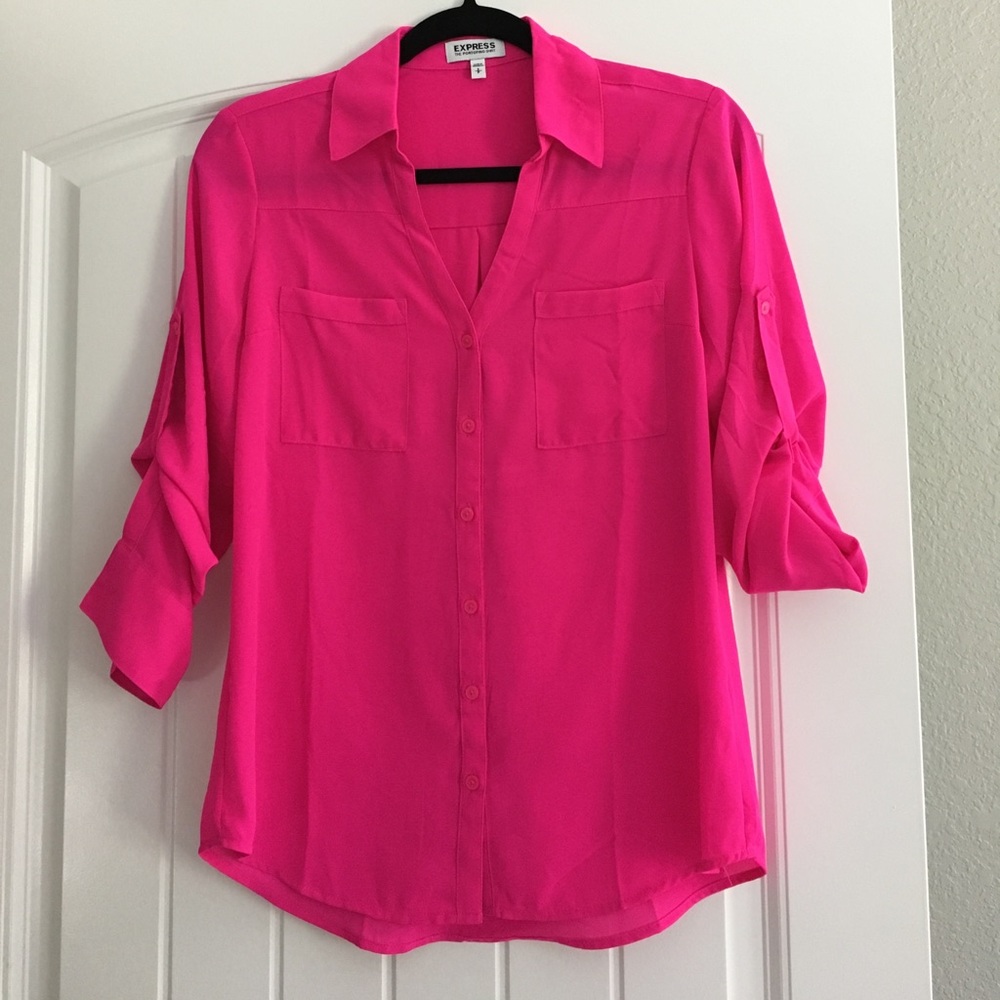 Women's Small Portifino Hot Pink Blouse
