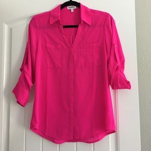 Women's Small Portifino Hot Pink Blouse