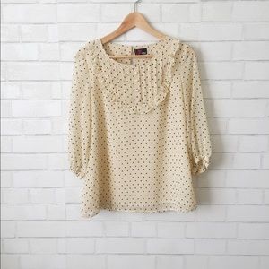 Anthropologie Polka Dot Blouse Anthropologie Polka Dot Blouse
