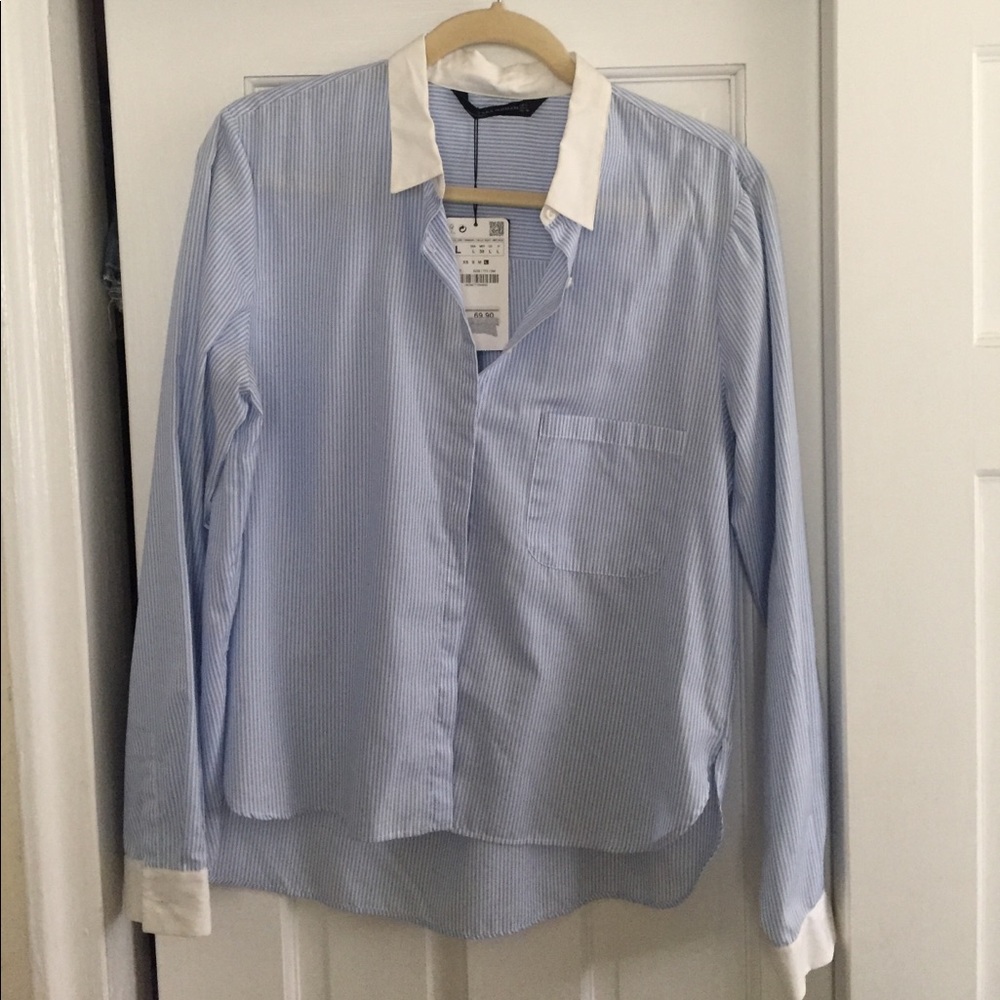 Zara menswear button up shirt. Tags attached!