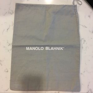 NEW/UNUSED Manolo Blahnik Shoe Dust Bag