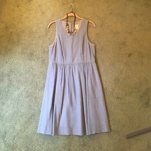 J. Crew light blue A line dress