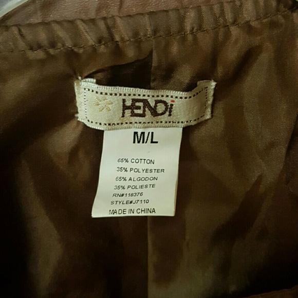 Brown and multi colored vest - Picture 3 of 5