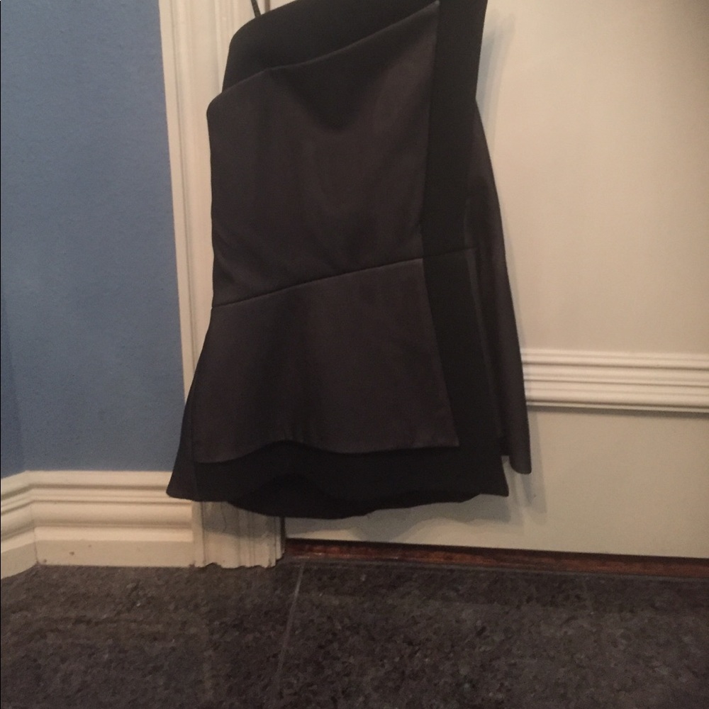 Strapless evening shirt