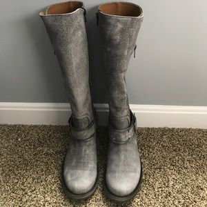 NEVER BEEN WORN grey ridding boots