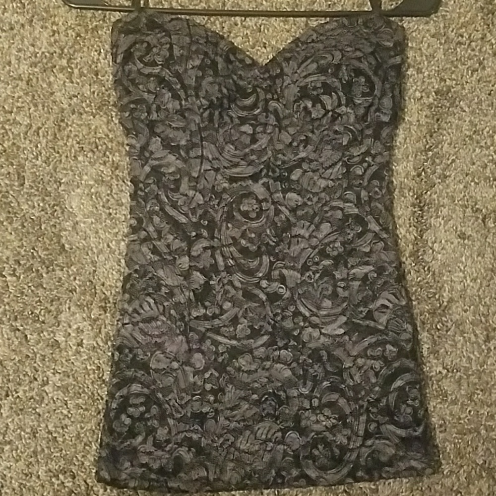 Tube top gray