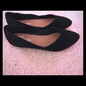 Toms Black Flats