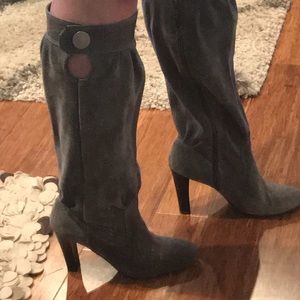Michael Kors Gray Suede Tall Boots - Last call
