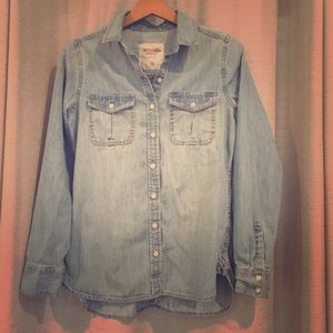 Mossimo denim button up