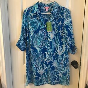 Lilly Pulitzer Juniper Island Tunic NWT size XS