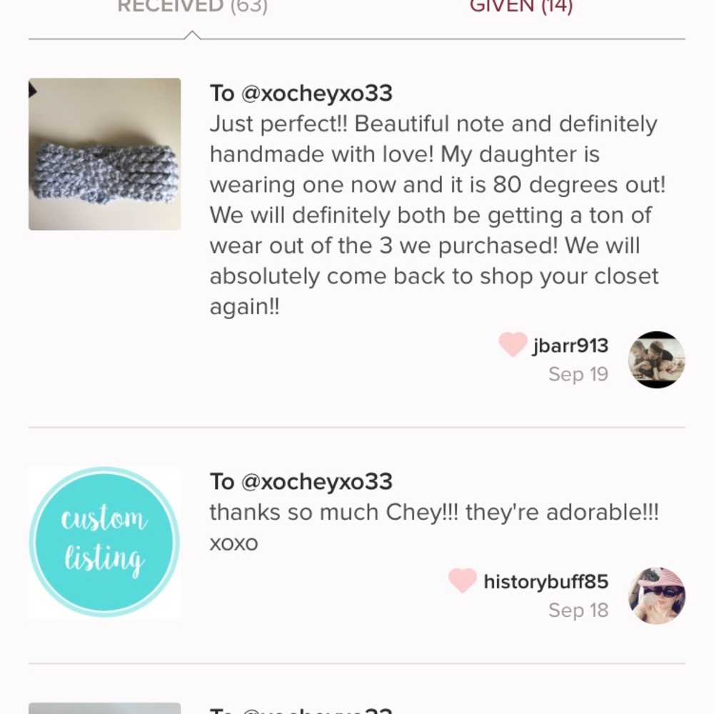 Handmade Knitted Headband - Picture 4 of 4