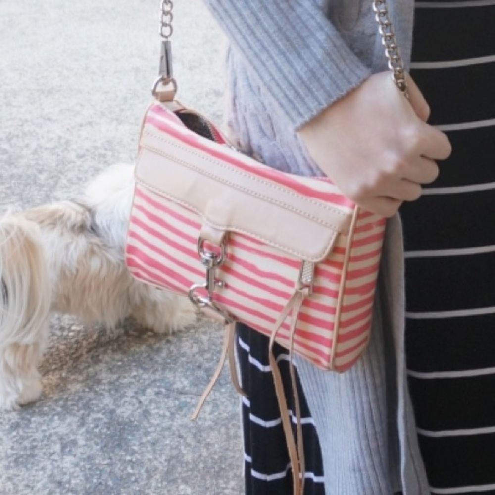 Rebecca Minkoff Mini M.A.C. Crossbody Striped Bag
