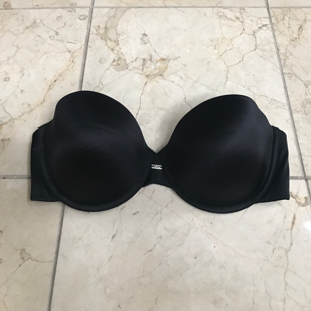 Black 36c strapless bra