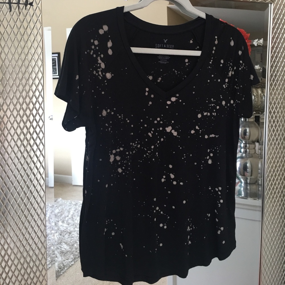 Bleached American Eagle Tee