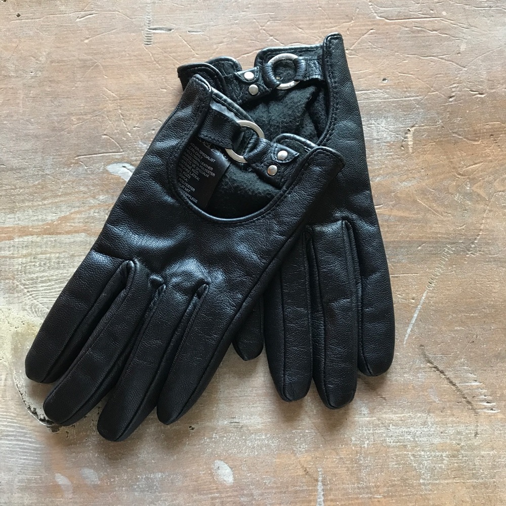 NWOT H&M Leather Fashion / Driving Gloves