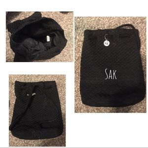 The Sak small crochet backpack