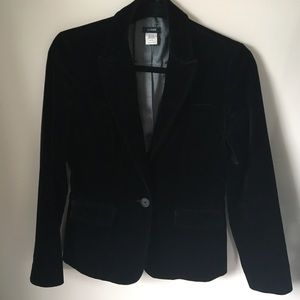 Beautiful black velvet J.Crew blazer jacket Beautiful black velvet J.Crew blazer jacket