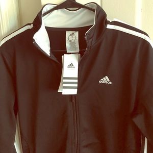 NWT adidas performance 3 stripe jacket