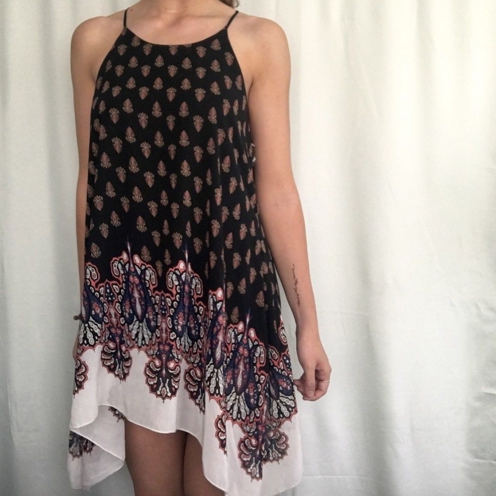 Anthropologie Boho Flowy Dress Size Large