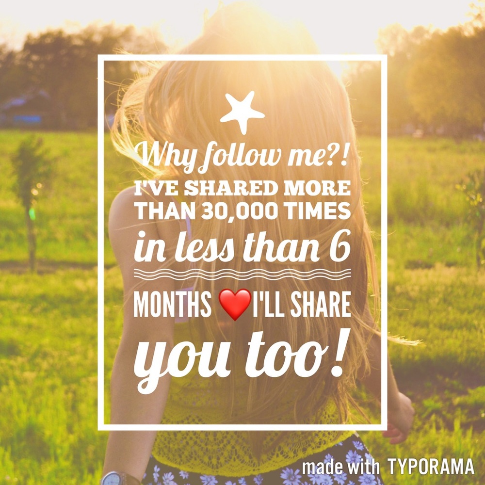 Follow me and everything's alright ❤️