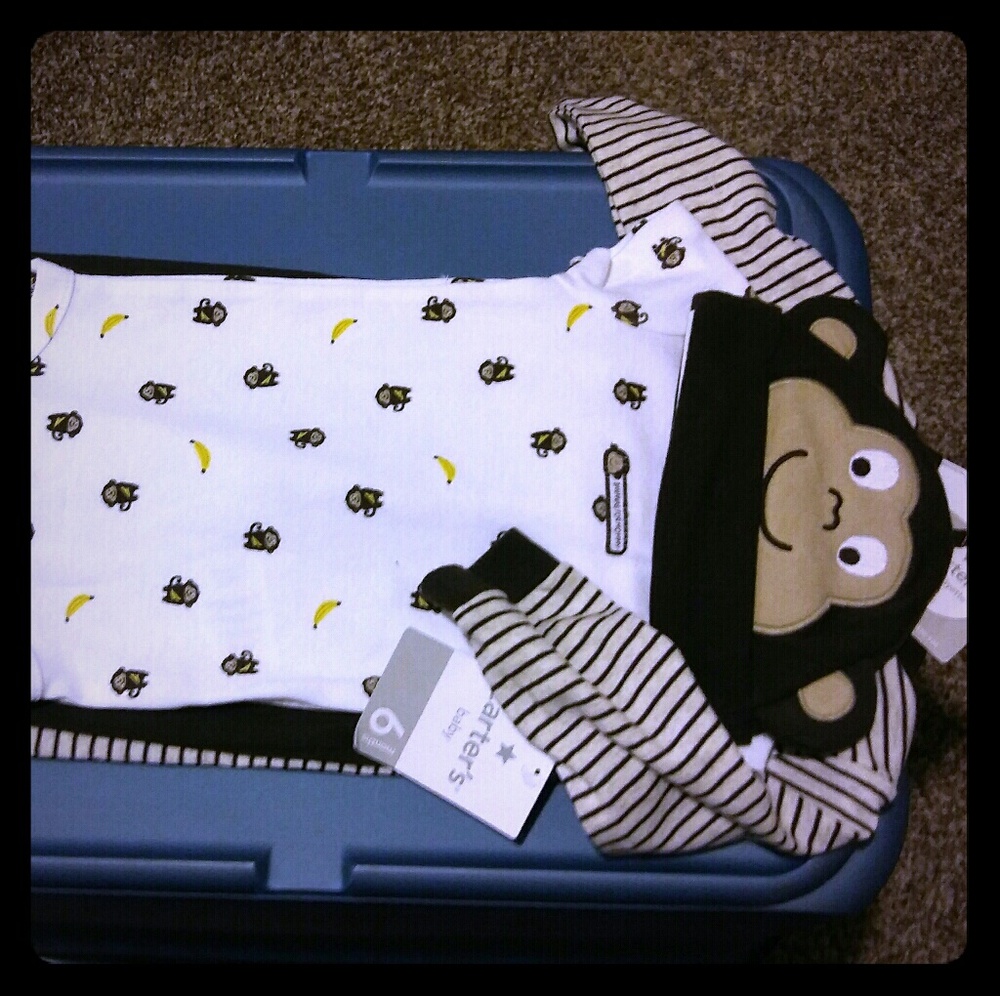 3 piece boys outfit with hat nwt