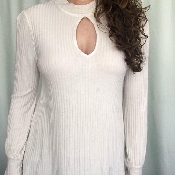 Free People White Keyhole Women's Too Size Xs - Picture 2 of 6