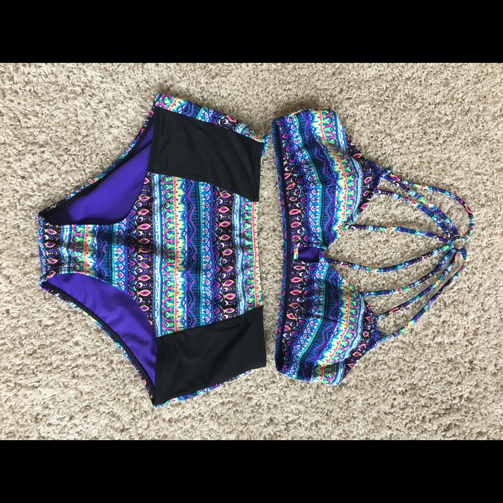 LA Hearts high waist bikini
