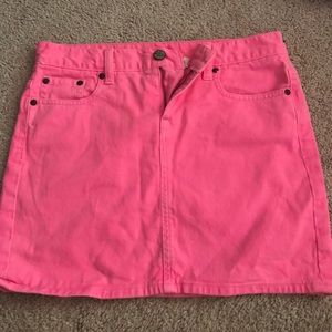 J crew mini skirt