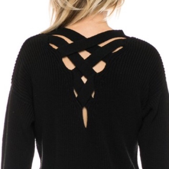🆕🌸 Criss Cross Back Knit Sweater - Picture 4 of 4