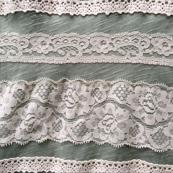 Urban Outfitters Boho Mint Lace Tank Top Size Xs - Picture 7 of 8