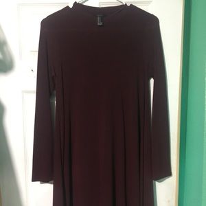 Red long sleeve flowy dress Red long sleeve flowy dress