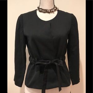 THEORY tie waist jacket
