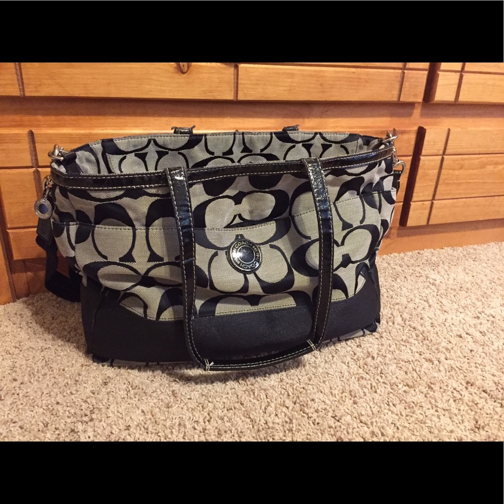 Coach diaper bag