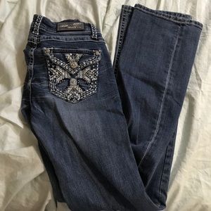 Grace blue jeans , boot cut , like new