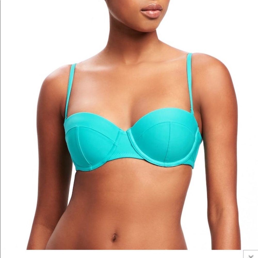 NWT Old Navy Underwire Bikini Top- Aqua Sz Small