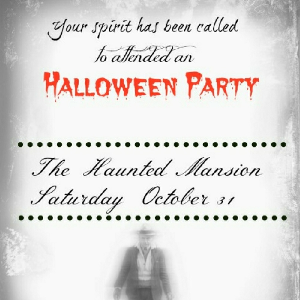 Halloween party invitation custom digital printabl