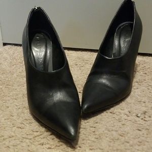 Burberry Black Leather Booties