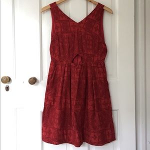 Madewell Embroidered Cutout Dress