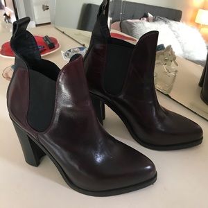 Rag & Bone Chelsea Boots Burgundy color